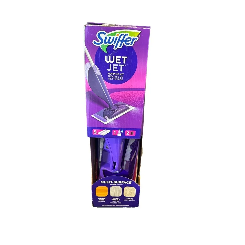 Swiffer Wet Jet Mop, Floor Cleaner for Mopping Wood, Laminate,Tile, Cleaning Set